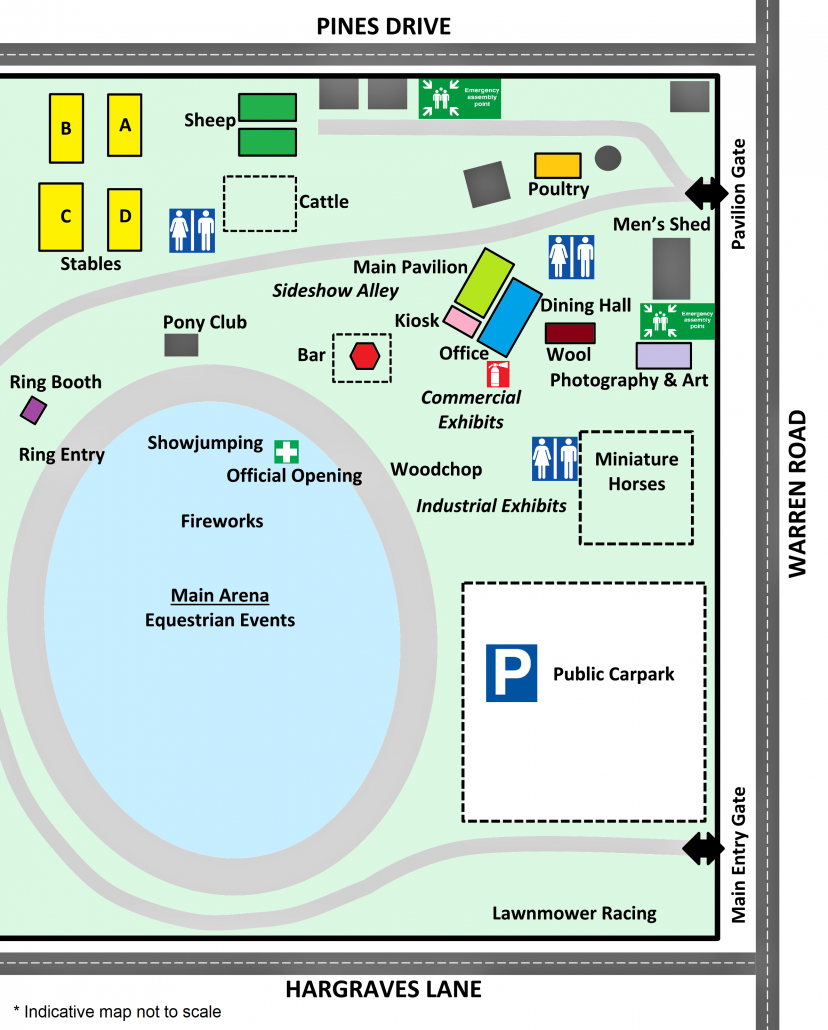 Showground Map