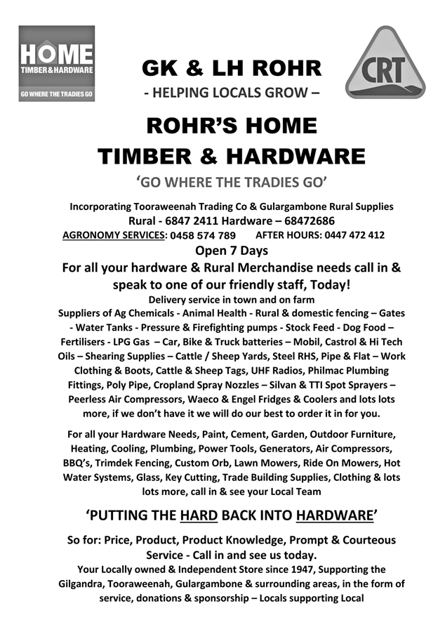 Rohr's CRT & Home Hardware