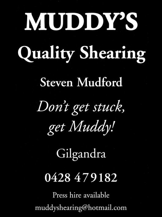 Muddy’s Quality Shearing