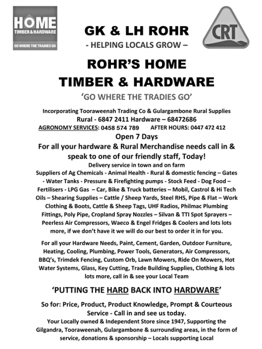 Rohr’s Home Timber & Hardware